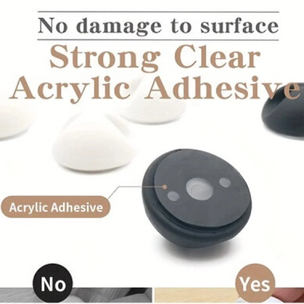 Cable cord adhesive holders 5 pieces